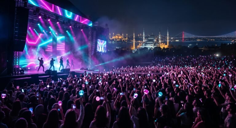 İstanbul'da K-Pop konseri ve Türkiye'deki K-Pop fandom kültürü.